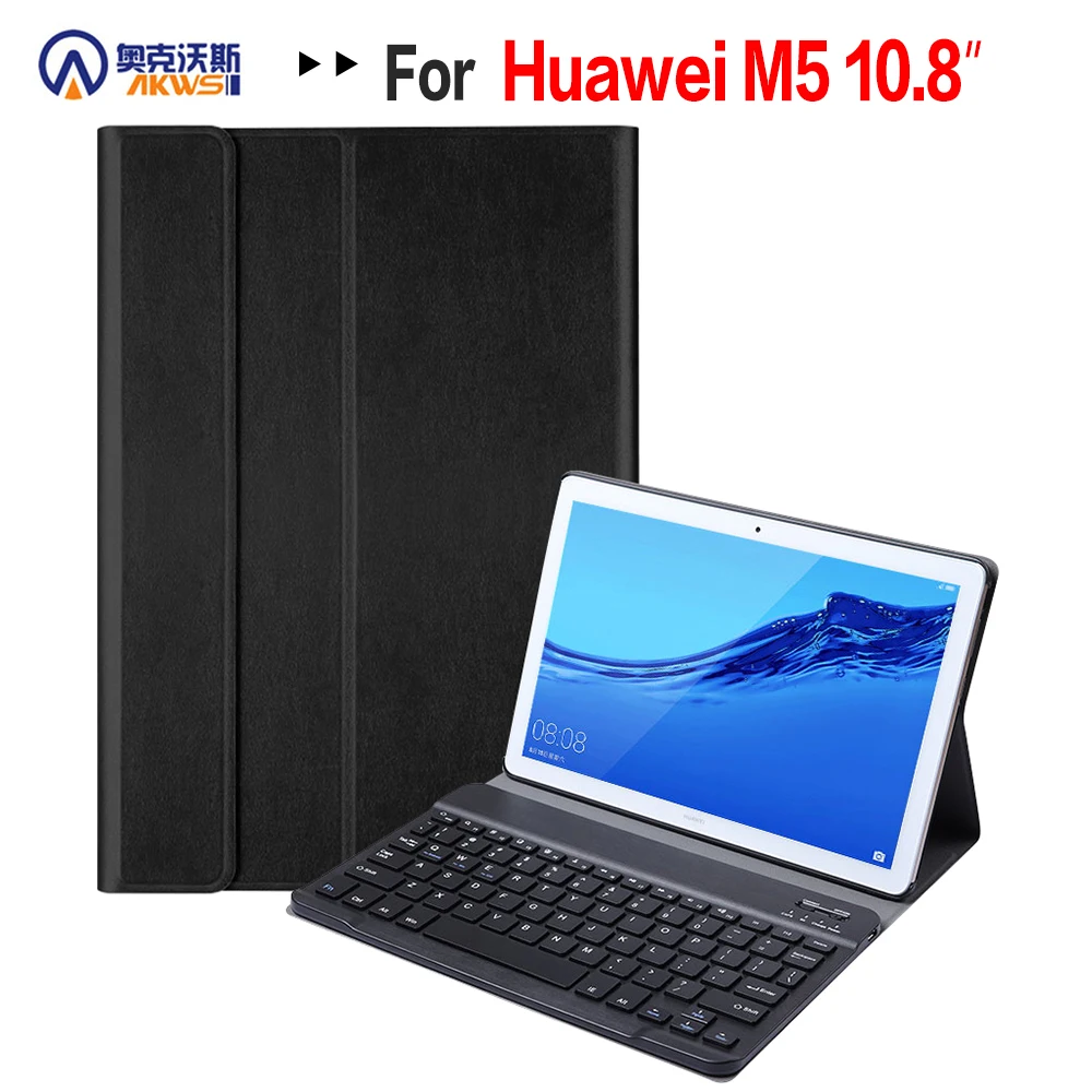 Съемная клавиатура Bluetooth кожаный чехол для huawei MediaPad M5 10 Pro 10,8 CRM-AL09 CRM-W09 чехол принципиально