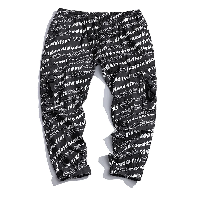 M-4XL 5XL 2019 Spring Track Pants Men Sweatpants Mens Joggers Pants Cargo Camo Tactical Harem Jogger Pants Men