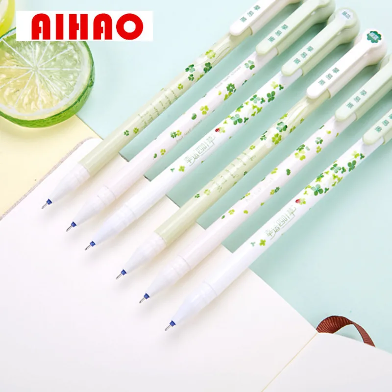 

AIHAO New Arrive 0.5 mm Refill Gel Pen, Korea Style Erasable Pen, Smooth Writing Cap Pen, School Supply, Free Shipping