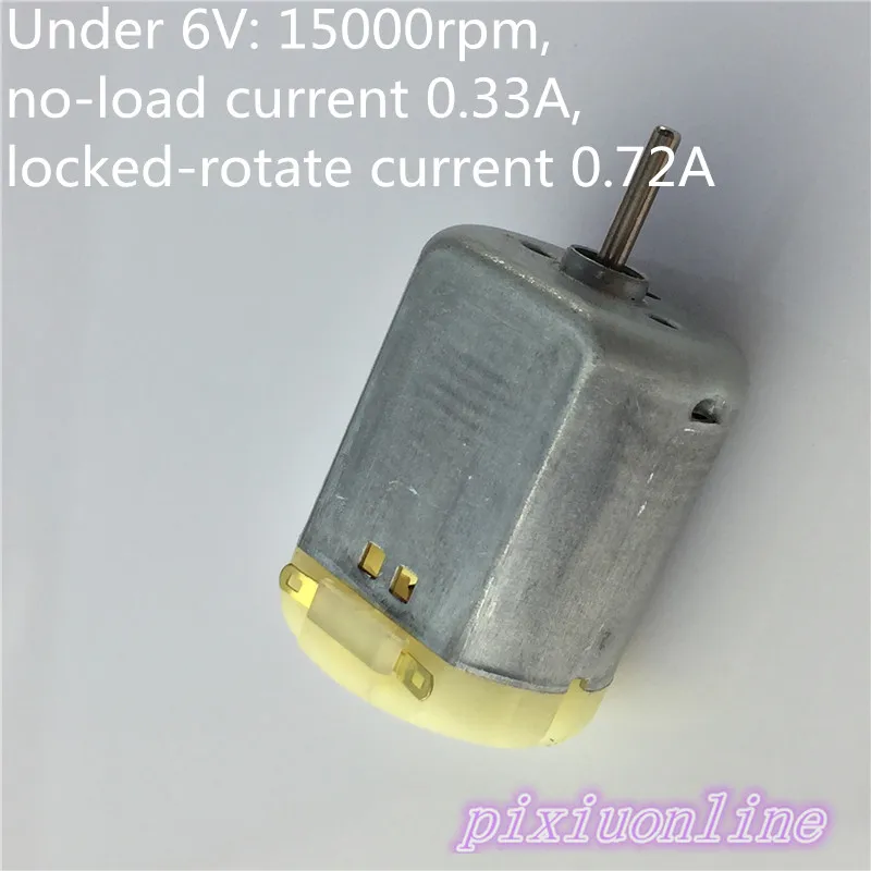 Kopen 1 st J032Y DIY Elektronische Maken Model 280 Micro Motor DC 6 v Ferromagnetische met Carbon Borstel Hoge Kwaliteit Op koop