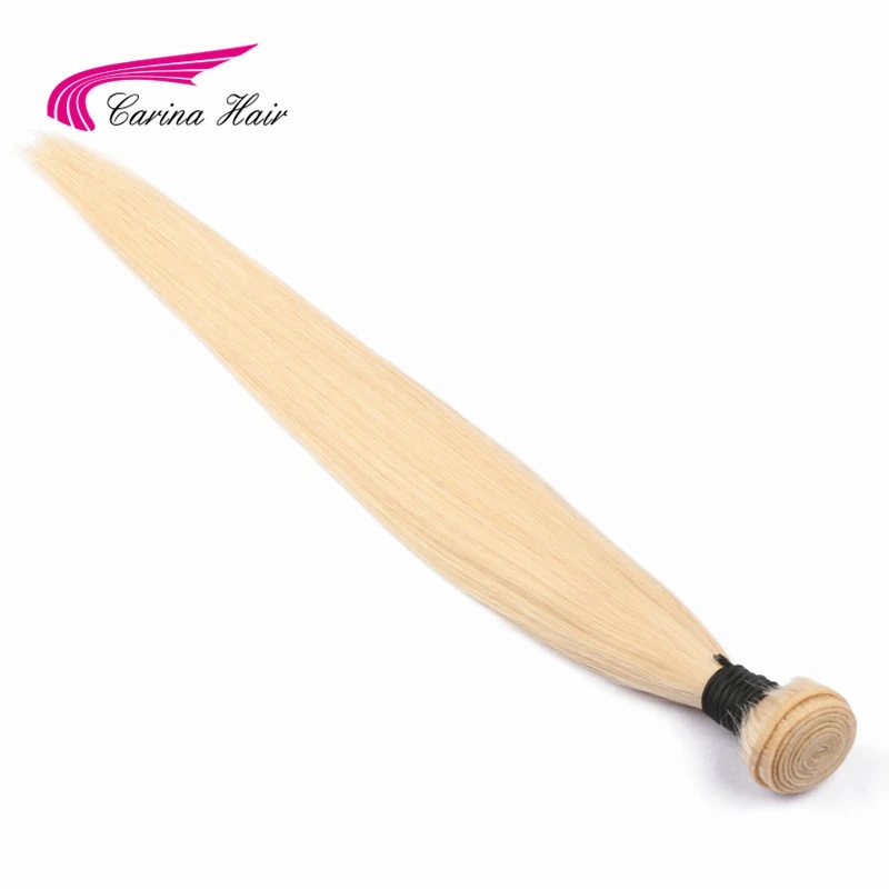 Carina Hair Brazilian Remy Hair Bundles 1Pcs 8-28 inch 100% Human Hair Extensions Pure 613 Straight Hair Wefts Free Shipping