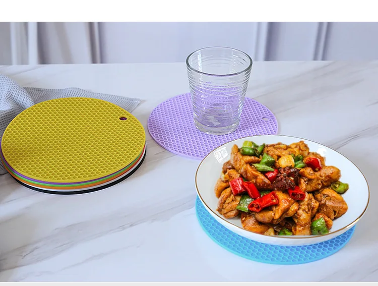 Silicone Trivet Mat Hot Pads Non-slip Silicone Insulation Mat For Home Use