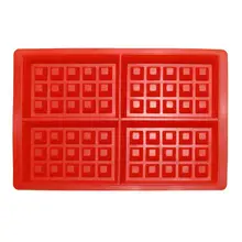 Инструмент для выпечки форма для выпечки тортов DIY силиконовая 4 полости вафли противень для шоколадного торта пресс-формы для выпечки пончиков производитель подходит для микроволновой печи