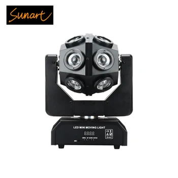 

Free Shipping 12*15W Rgbw Stage Effect Football Light Moving Head Beam Spot Wash Strobe Dmx Projector