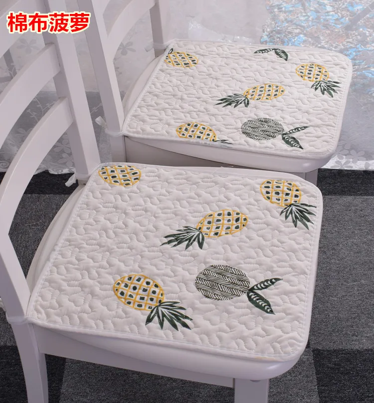 boluo 2 pieces 2 шт. подушки для стула дышащая подушка для сиденья офисная столовая гостиничная Подушка для стула Нескользящая хлопковая подушка для сиденья домашний декор - Цвет: boluo 2 pieces