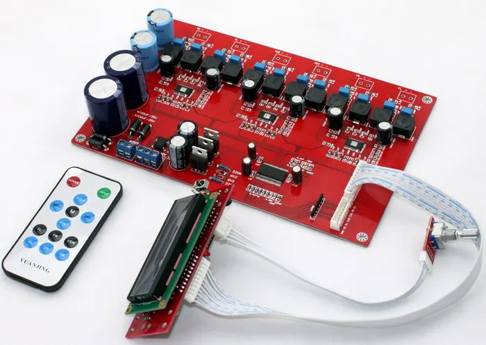 TPA3116(3 шт.)+ M62446 5,1 50WX6 класса D 6-канальный пульт дистанционного управления плата усилителя мощности