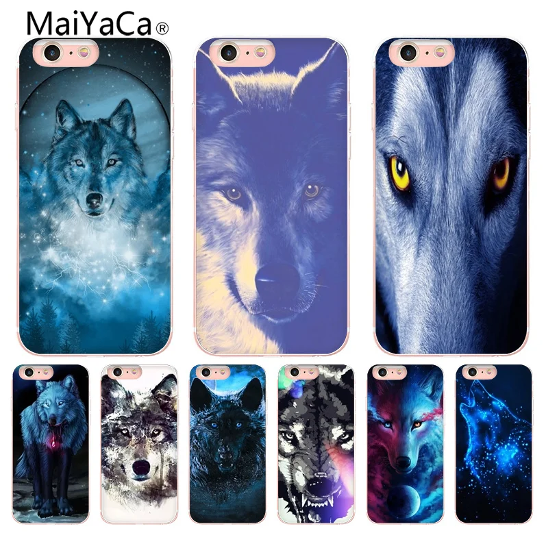 MaiYaCa Arctic Fox Portrait Специальное предложение Роскошный чехол для телефона Apple iPhone 8 7 6 6S