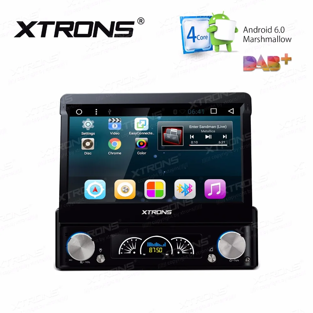 XTRONS Universal 7 inch Android 6.0 One Din Radio Car Stereo autoradio DVD Player MP4 MP3 OBD2