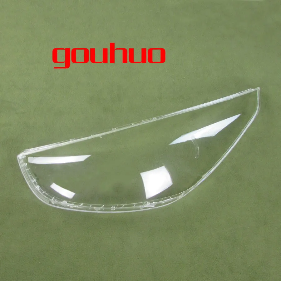 Для hyundai IX35 2009 2010 2011 2012 передние фары крышка лампы стекло прозрачный абажур фары оболочки маски
