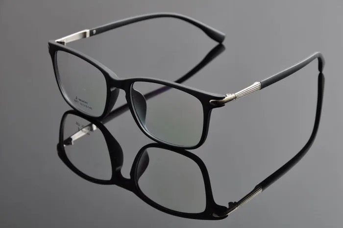 TR90 Оправы для очков Для женщин классические оптические очки, большая оправа с прозрачными линзами очки для чтения оправа ультра световые рамки EV0884 - Цвет оправы: matt black