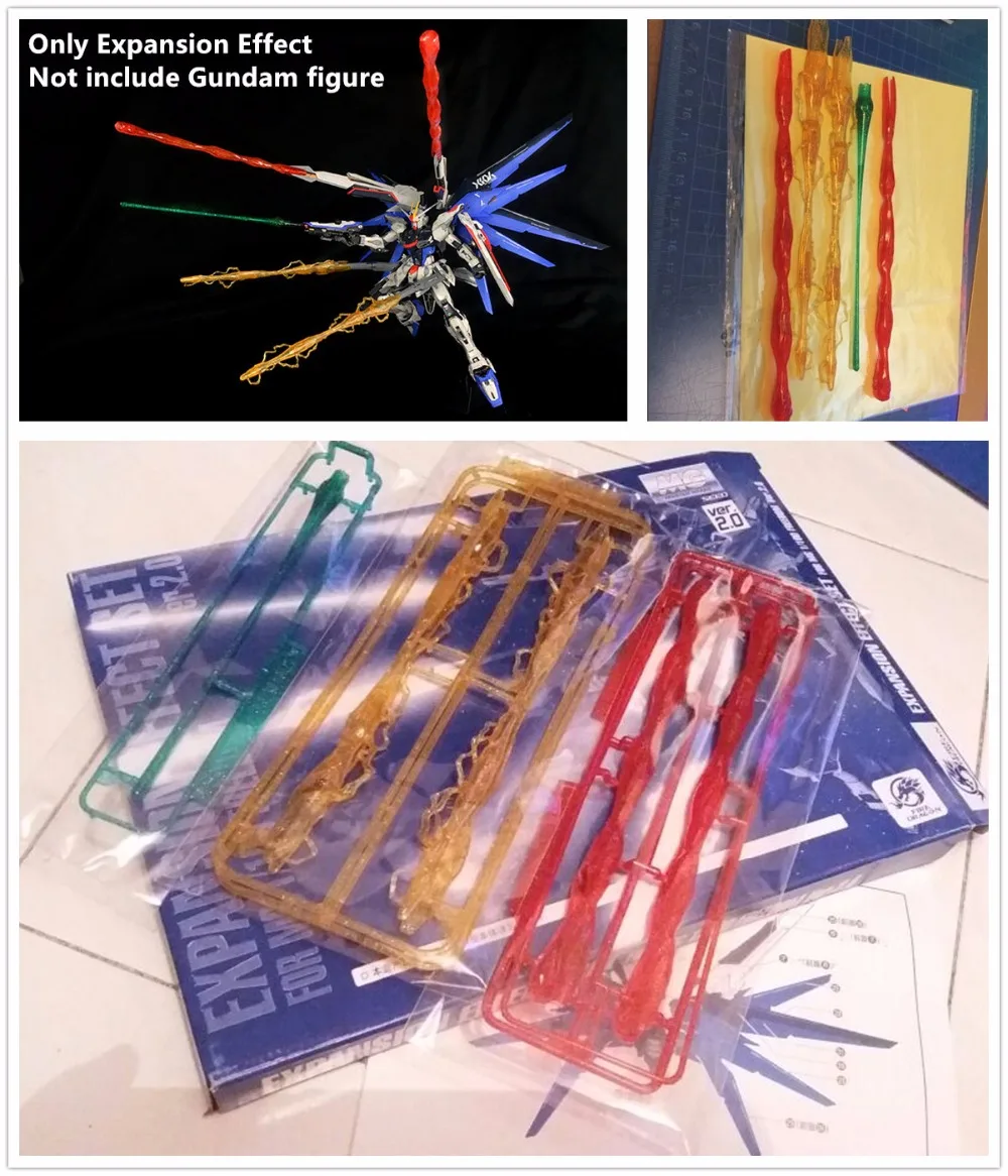 

Fire Dragon Expansion Effect set for Bandai 1/100 MG Freedom 2.0 Gundam model