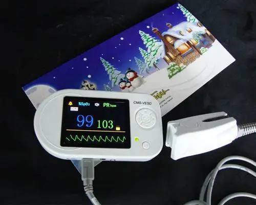 Visual Digital Stethoscope CMS-VESD+SPO2+S/W ECG SPO2 PR Electronic Diagnostic USB Multi Function  Probe EG Home Use HR