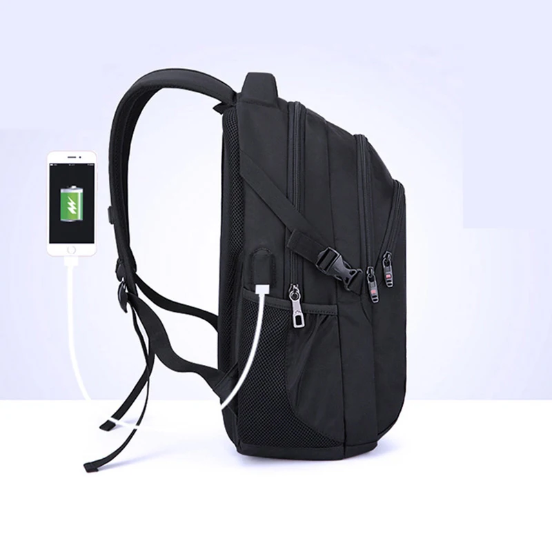 Водонепроницаемый рюкзак для путешествий с защитой от кражи, мужские рюкзаки для ноутбука 15,6 дюймов, рюкзак с зарядкой через usb, школьная сумка, мужской рюкзак из ткани Оксфорд, Mochia