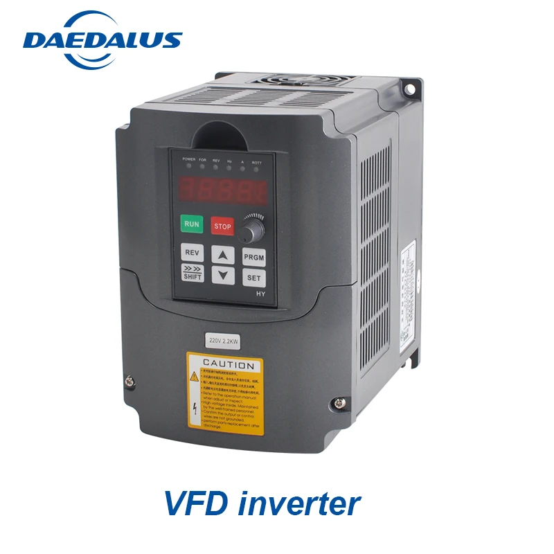 

Frequency Drive VFD Inverter AC 110V 220V Spindle Inverter 2.2KW/1.5KW Output 3 CNC converter Variable for spindle motor