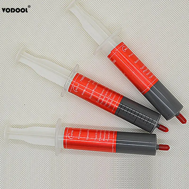 VODOOL 5 шт./лот 30 г серый/белый Термопаста Вставить Соединение охлаждения