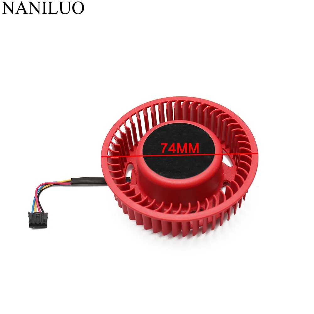 BASA0725R2U 12V 1.20A 4Pin Red Cooler Fan Replace For ATI HD5870 HD5970 Graphics Card Cooling Fan turbine New & Original
