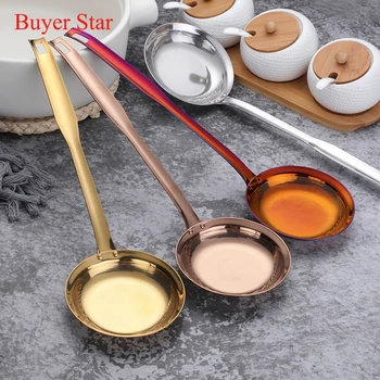 New Arrival Multifunctional 304 stainless steel filter Fine Oil Skimmer Strainer Colander kitchen utensils cooking tools