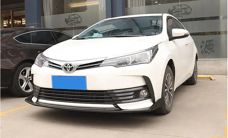 Для TOYOTA Corolla Body kit спойлер- Corolla ABS задний спойлер передний бампер диффузор защитные бамперы