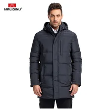 MALIDINU 2019 New Men Duck Down Jacket Winter Jacket Thick Long Down Coat Brand European Size Mens Down Coat Parka Free Shipping цена MALIDINU 2019 New Men Duck Down Jacket Winter Jacket Thick Long Down Coat Brand European Size Mens Down Coat Parka Free Shipping цены онлайн