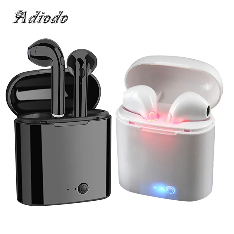 

i7s tws Twin true Wireless earbud Bluetooth headset headphone Stereo Earphone with/without charging box for phone iphone 7 6 6s