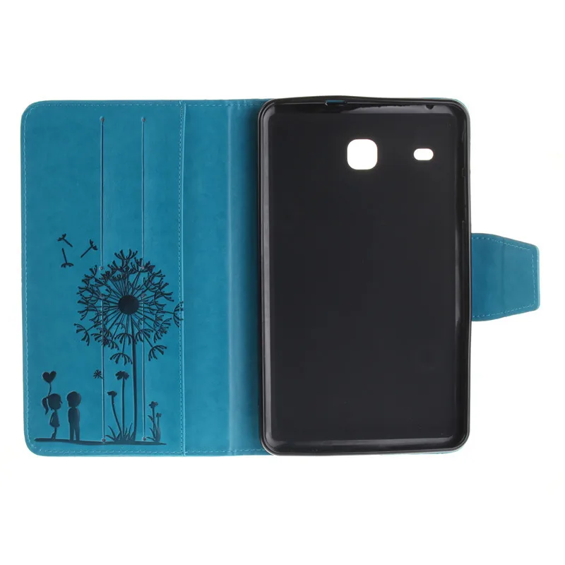 Lovers Dandelion For Samsung Galaxy Tab A 7.0 Case T377 SM-T377 Tablet Cover PU Leather +Soft TPU Flip Wallet Stand Embossing  (11)