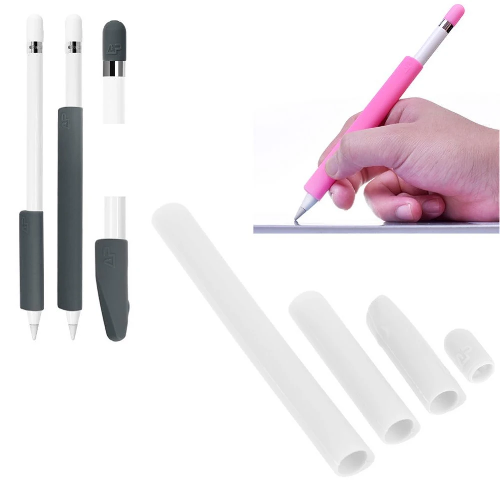 

Eagwell Soft Silicone Capacitor Pen Cap Tip Sleeve Cover Holder Grip Set Tablet Pencil Protect Case For Apple Pencil Accessory