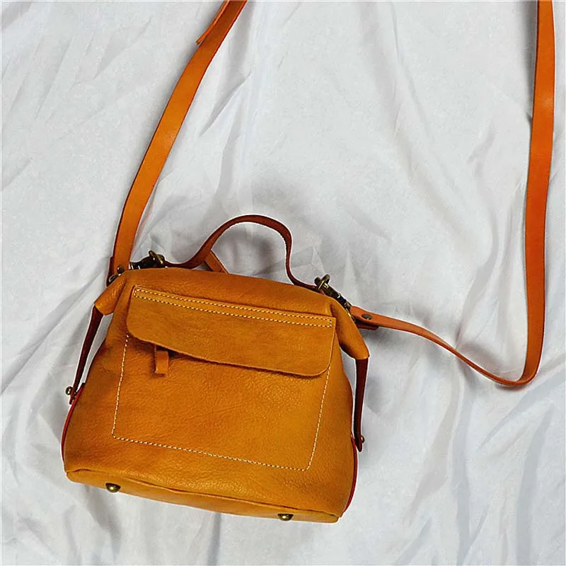 AETOO New factory retro handmade bag Vegetable tanned female bag versatile portable messenger bag