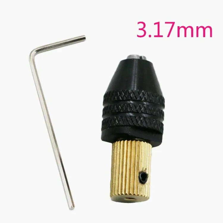 

3.17mm Electric motor shaft Mini Chuck Fixture Clamp 0.3mm-3.5mm Small To Drill Bit Micro Chuck fixing device