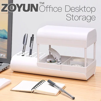 

Multi-function stationery storage storage box office pen rack office desk makeup jewelry storage box pen holder debris container