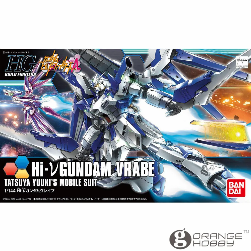 OHS Bandai HG сборные истребители 029 1/144 Hi-nu Gundam Vrabe мобильный костюм сборные модели комплекты