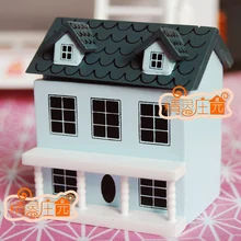 Мини кукольный домик аксессуары для мини-мебели для кукольной игры кукольный домик серый светло-синий топ прекрасная вилла