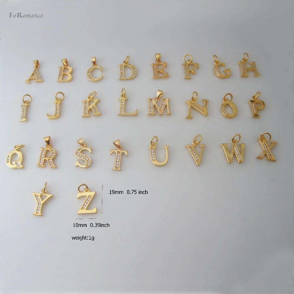 26 Letters Gp 18 Twist Necklace Letter A B C D E F G H I J K L M N O P Q R S T U V W X Y Z Initial Cz Stone Shinning Pendant Pendant Necklaces Aliexpress