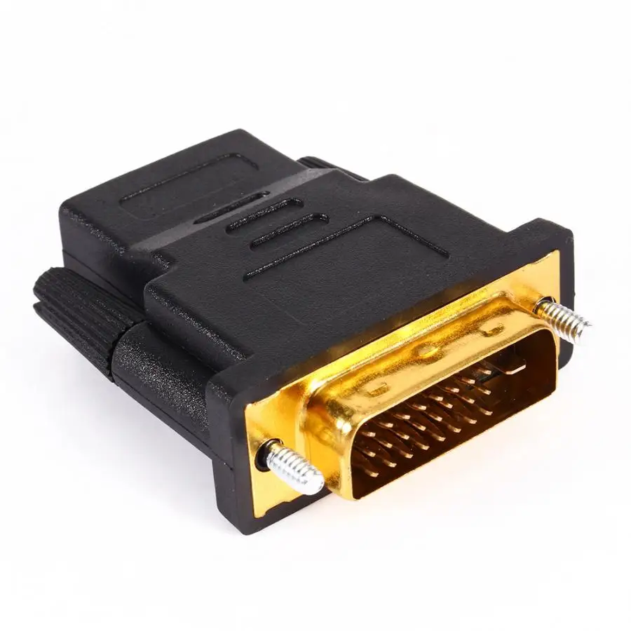 DVI 24+ 1 мужчина к HDMI Женский ПК кабель адаптер конвертер для цифрового HDTV ЖК-дисплей
