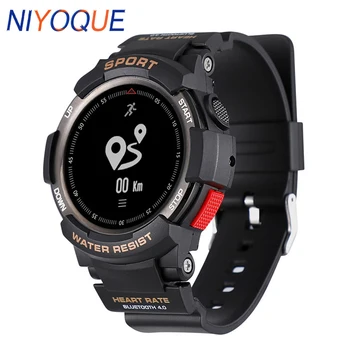 

NIYOQUE F6 Smart Watch Men 0.96" Inch OLED GPS Remote Control Heart Rate Monitor 50Meters Waterproof Outdoor Sport Smartwatch