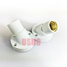 E14 белый 2A 100-240 В ce Сертификация косой преобразования держатель лампы Переключатель прямого Дело охраны окружающей среды pbt