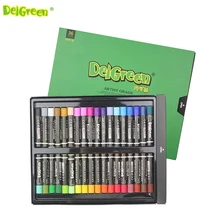 Delgreen 12/24/36 Цвета нетоксичные карандаши Художественная масляная живопись ручка масляная пастель рисования для детей школы искусства офиса УП