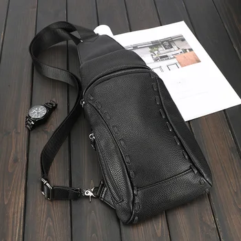 

012118 new hot man chest bag men messenger bag