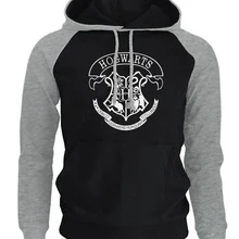 HOGWARTS модная Толстовка с принтом, осенняя флисовая зимняя толстовка с капюшоном, Теплая мужская Спортивная уличная одежда, пуловеры в стиле хип-хоп