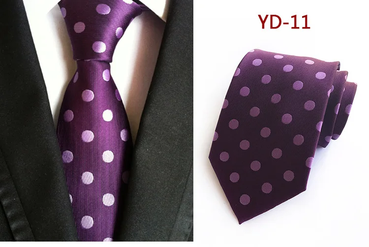 Jbersee мужские шелковые галстуки галстук тонкий бизнес Свадебный галстук синие галстуки мужские галстуки в горошек Галстуки для мужчин Gravata 8 см LD8057