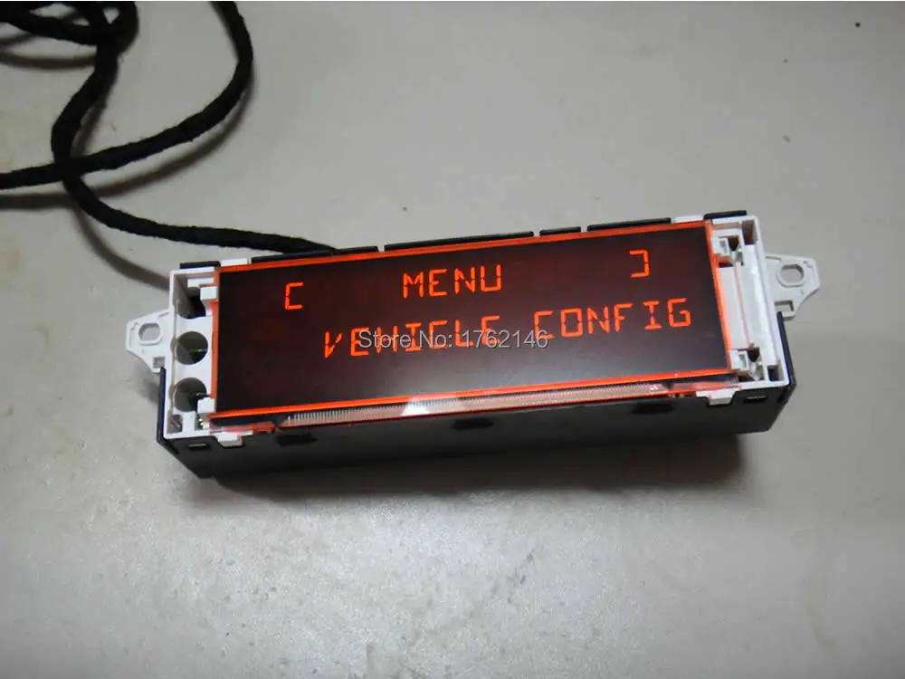 Оригинальный 12 контактный автомобильный экран с поддержкой USB aux красный монитор