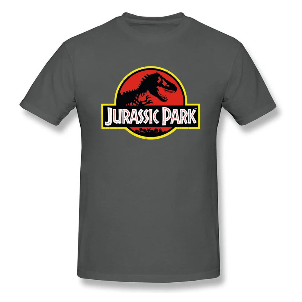 Fashion Jurassic Park Design Short Sleeve T-shirts ostern Day O Neck Cotton Tops Shirts for Men T-shirts Casual Jurassic Park carbon