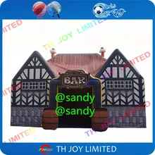 Воздуха до двери, 10*5*5 mH+ 2 шт банка, открытый надувной паб пивной дом, надувной бар-палатка для вечерние