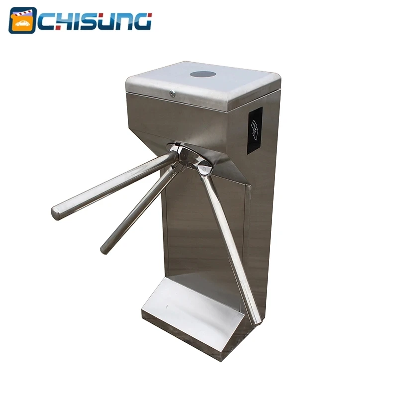 US $307.38 Shenzhen Stainless Steel SemiAutomatic Drop Arm Vertical Tripod Turnstile Barrier Gates