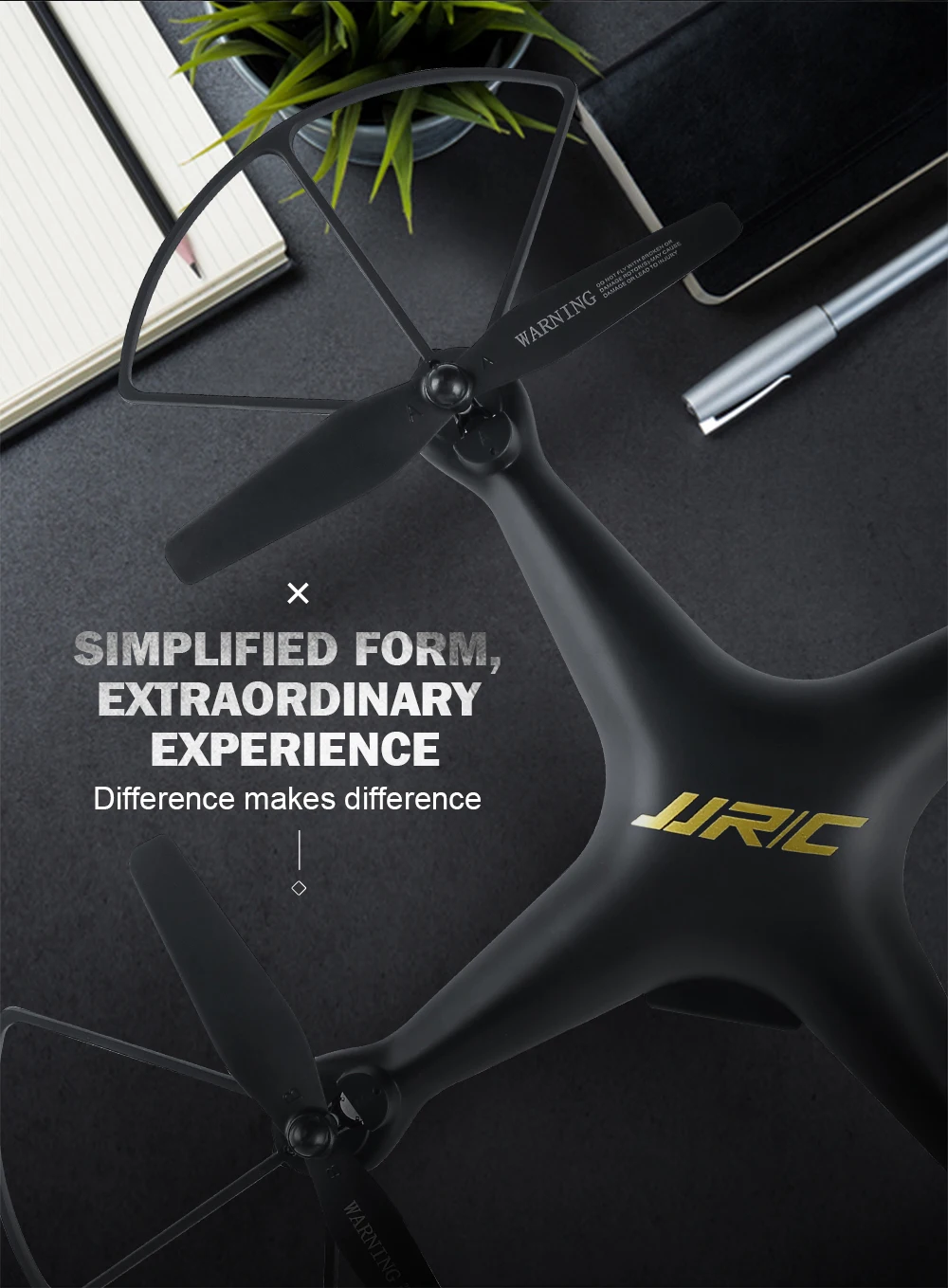 JJRC H68 2,4 ГГц 20 мин Время полета 720P HD камера Wi-Fi FPV Дрон удержание высоты RC Квадрокоптер Дрон для начинающих RTF