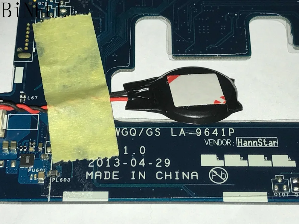 BiNFUL доступен. Материнская плата VIWGQ/GS для ноутбука LENOVO G510 материнская Встроенный