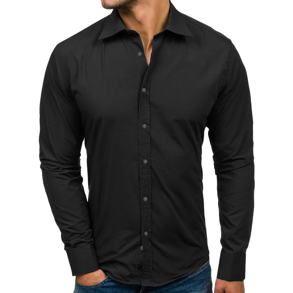 

Autumn Winter Streetwear Men Shirt Long Sleeve Design Buttons Casual Shirt Men Slim Fit Chemise Homme Manche Longue