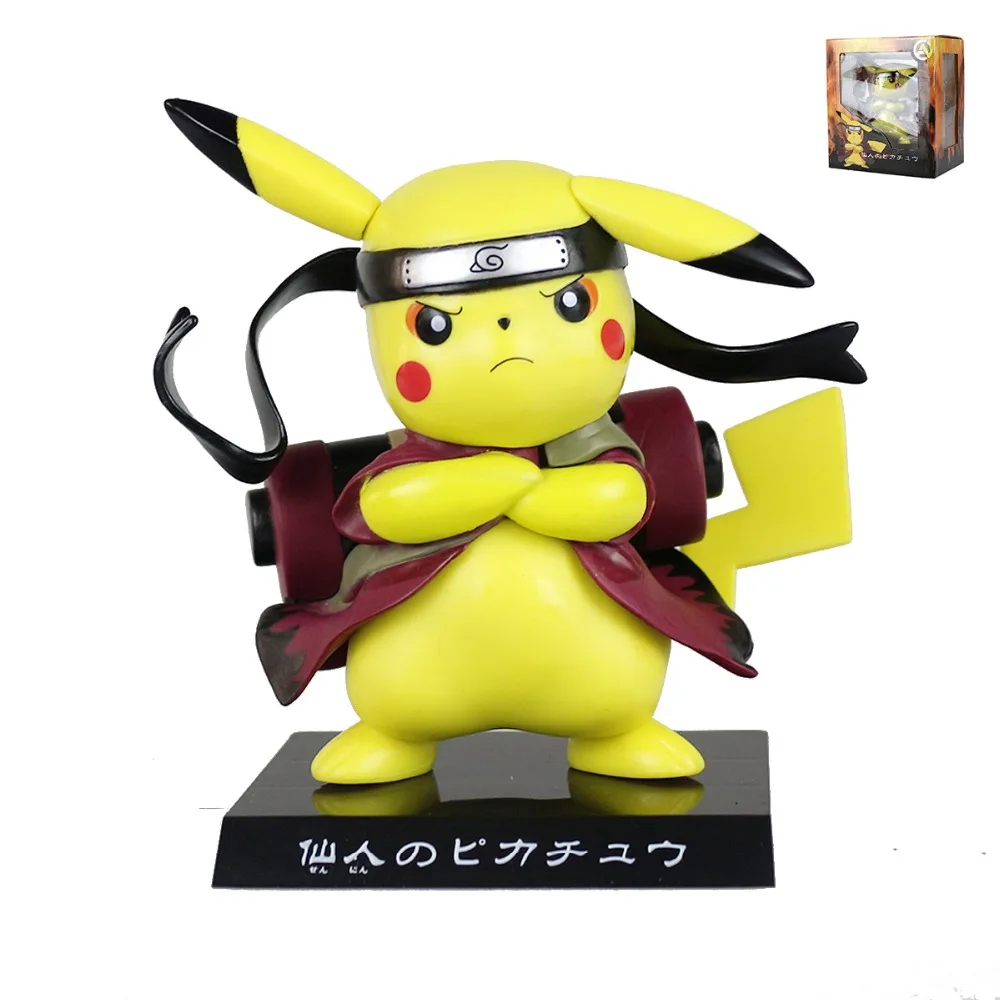 Figurka Kolekcjonerska Model Toy Anime Naruto Shippuden Pikachu Pikachu 13 cm Cosplay Zabawki