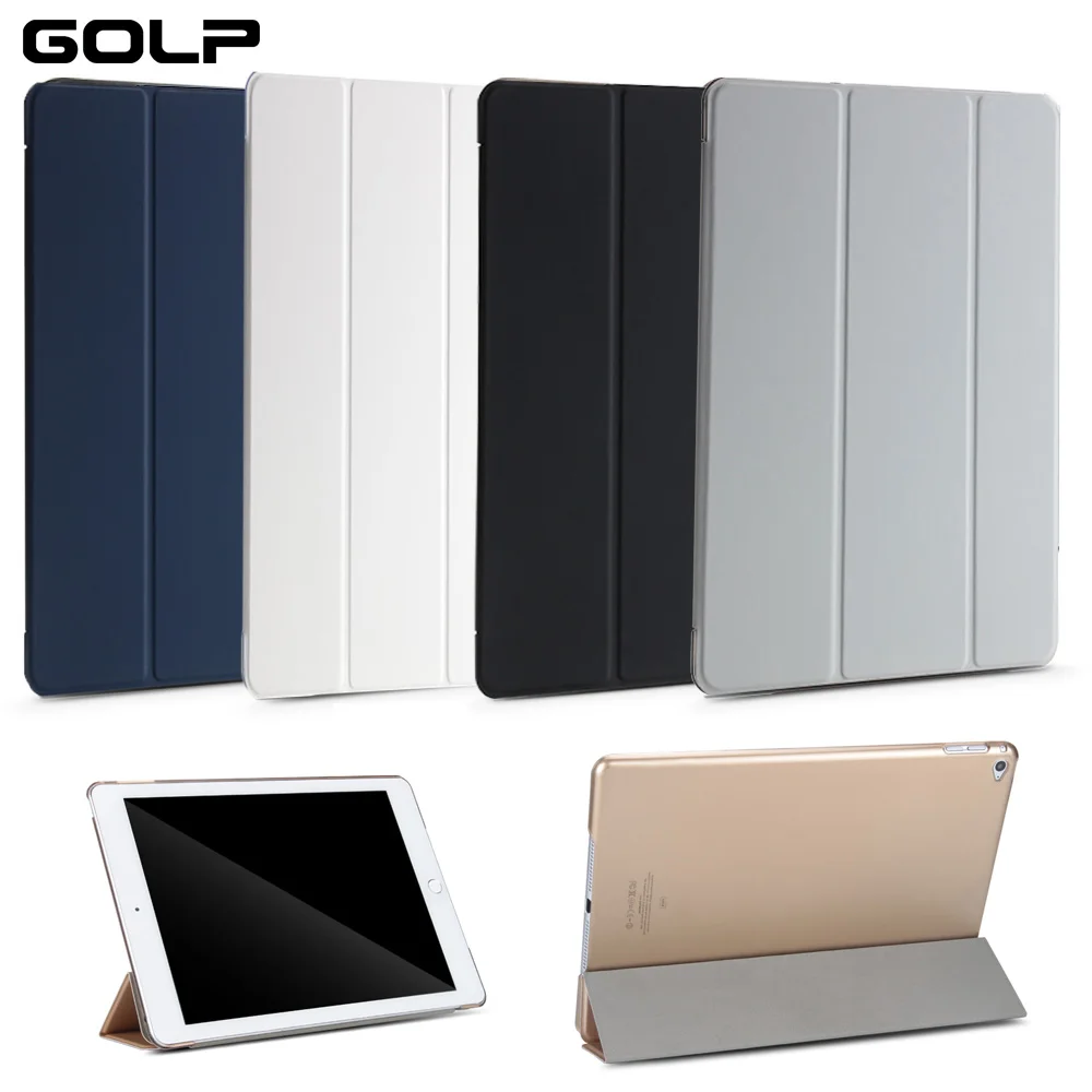 

Case for iPad 9.7 2018 PU Leather Flip cover for ipad 2018 case with soft TPU Back Smart Cover for iPad 9.7 2017 Case
