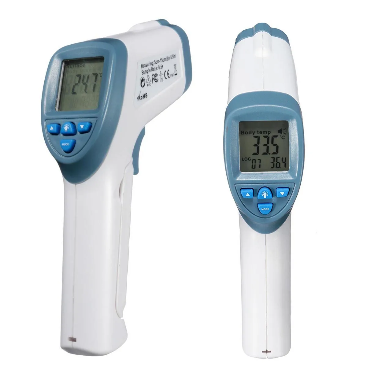 Digital LCD Electronic Non contact Infrared ThermometerHandheld Body