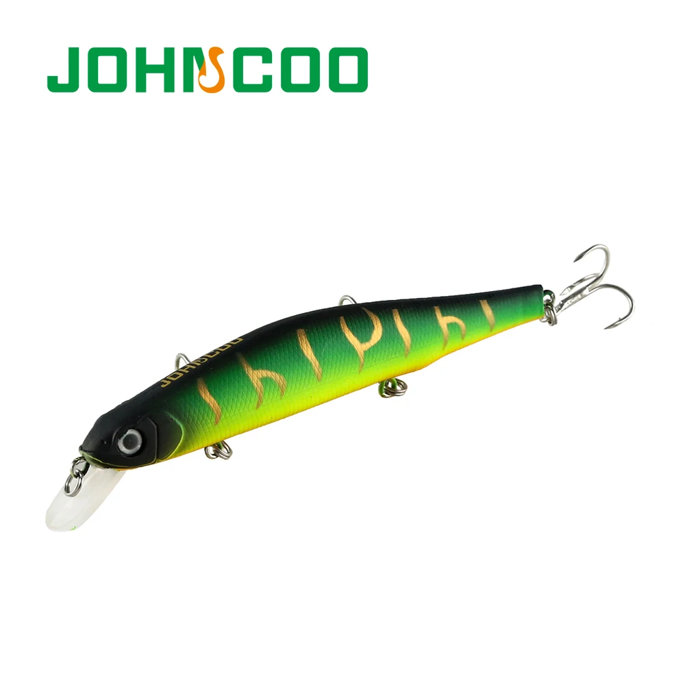 JOHNCOO 1 шт. новый жесткий Minnow рыболовный Воблер для рыбалки 11 5 см 17 6 г